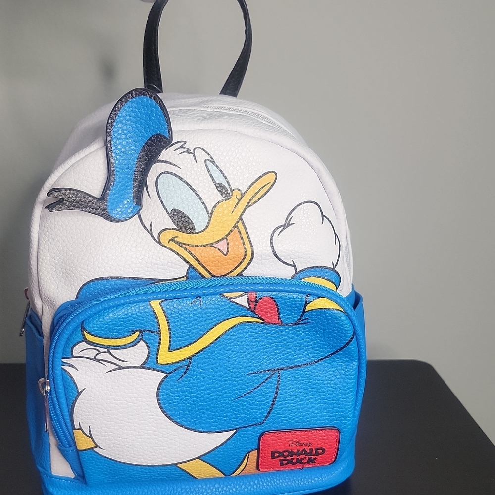 Disney Donald Duck Kids Backpack - Blue and White - Picture 6 of 6